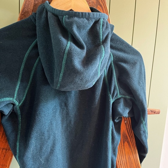 Quarter zip mid layer with hood. - Picture 2 of 2